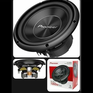 1X Pioneer A-Series TS-A250D4 1300 Watts 10" Dual 4Ohm Car Audio LOUD Subwoofer